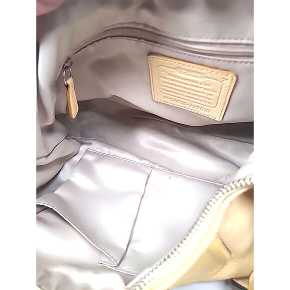 Vintage Coach Ashley Hobo Convertible Shoulder/Crossbody Purse yellow - Picture 9 of 14